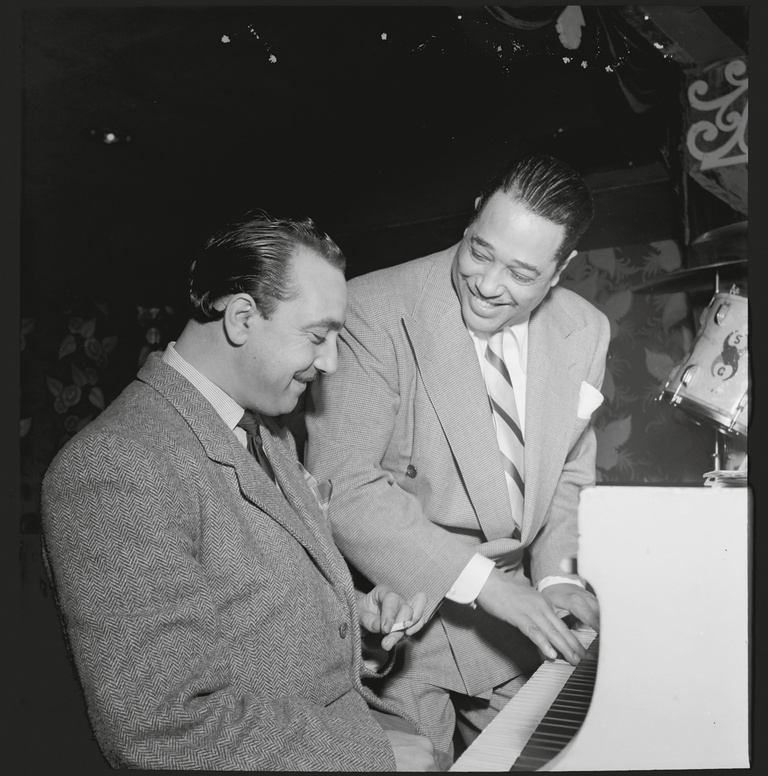 Editions Textuel -  Duke Ellington et Django Reinhardt, Aquarium, New York, 1946 - Collection Library of Congress.jpg